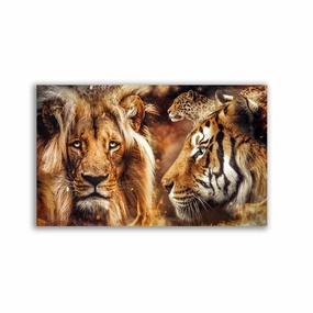 The Beasts by Zenzdesign framed mural artwork