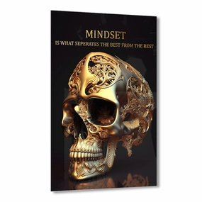 The Best by Adrian Vieriu Gold on Acrylic framed mural artwork