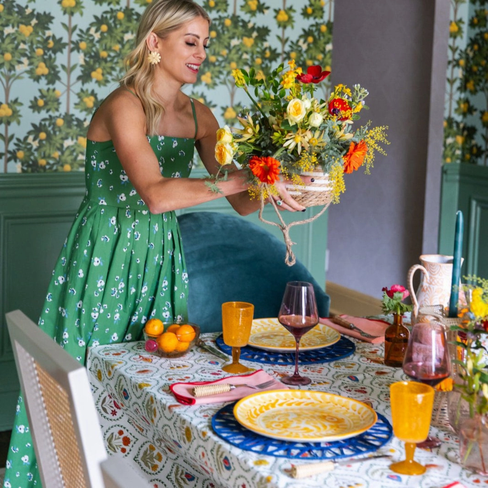 The Blooming Garden Tablecloth