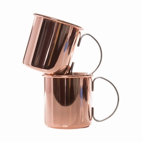 The Burro Copper Mugs, Set of 2 mini desktop sculpture