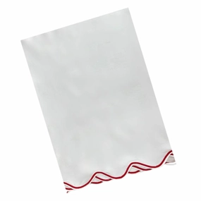The Classic Tablecloth with White with Red Embroidery cute desktop display
