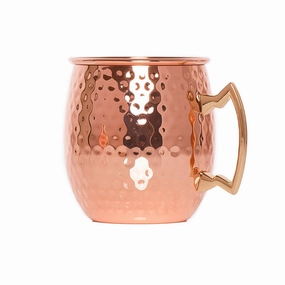 The Copper Hammered Mug mini desktop sculpture