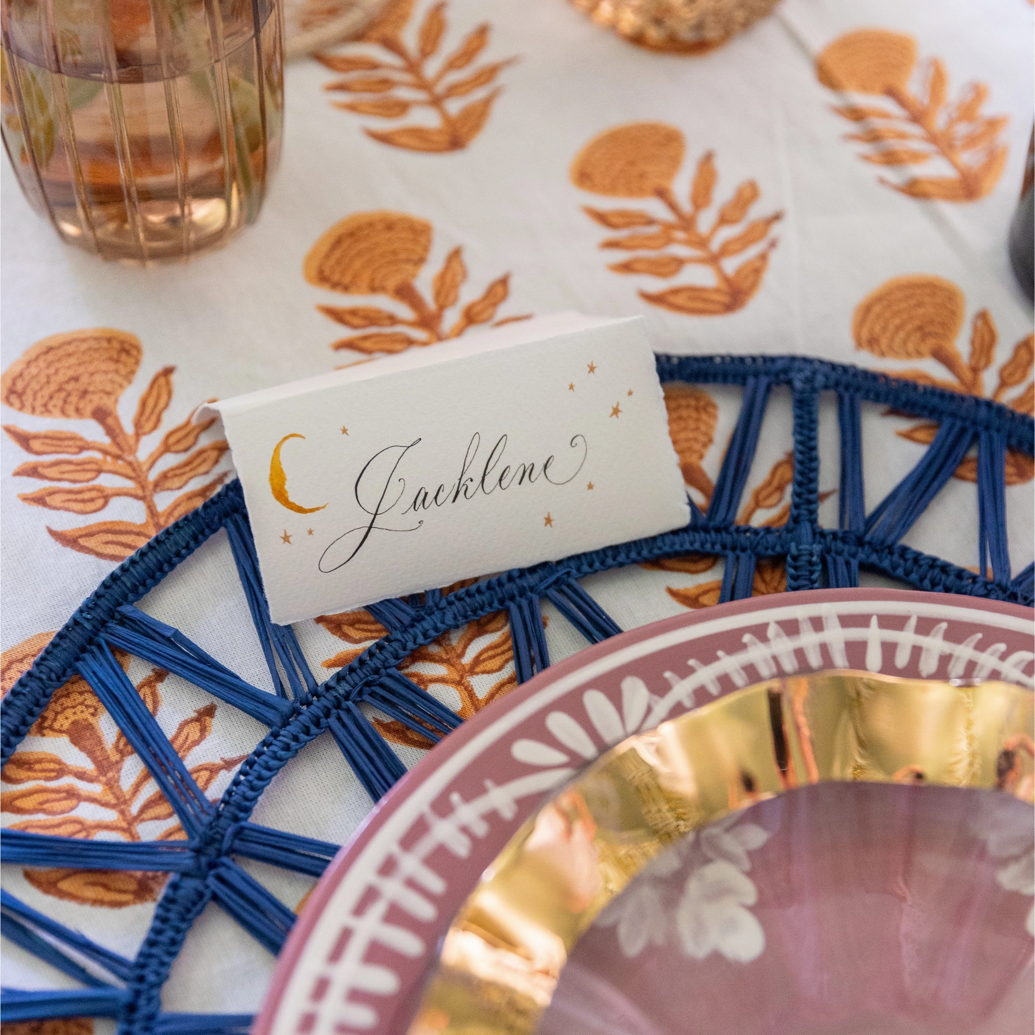 The Indian Motif Tablecloth