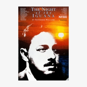 The Night of the Iguana 1992 Print star pattern wallpaper