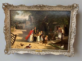 THE PEDDLAR artistic wall mural