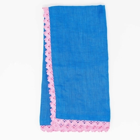 The Pink Laced Napkin Set mini desktop sculpture