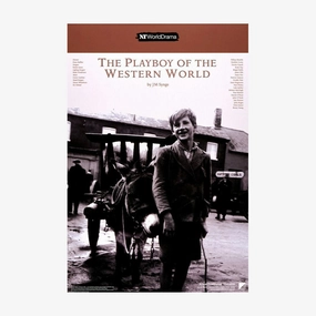 The Playboy of the Western World 2001 Print star pattern wallpaper
