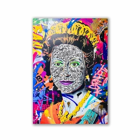 The Queen by RS Artist framed mural artwork