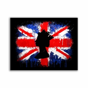 The Queen Print by David Drake framed mural artwork