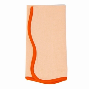 The Scalloped Napkin Set in Orange cute desktop display