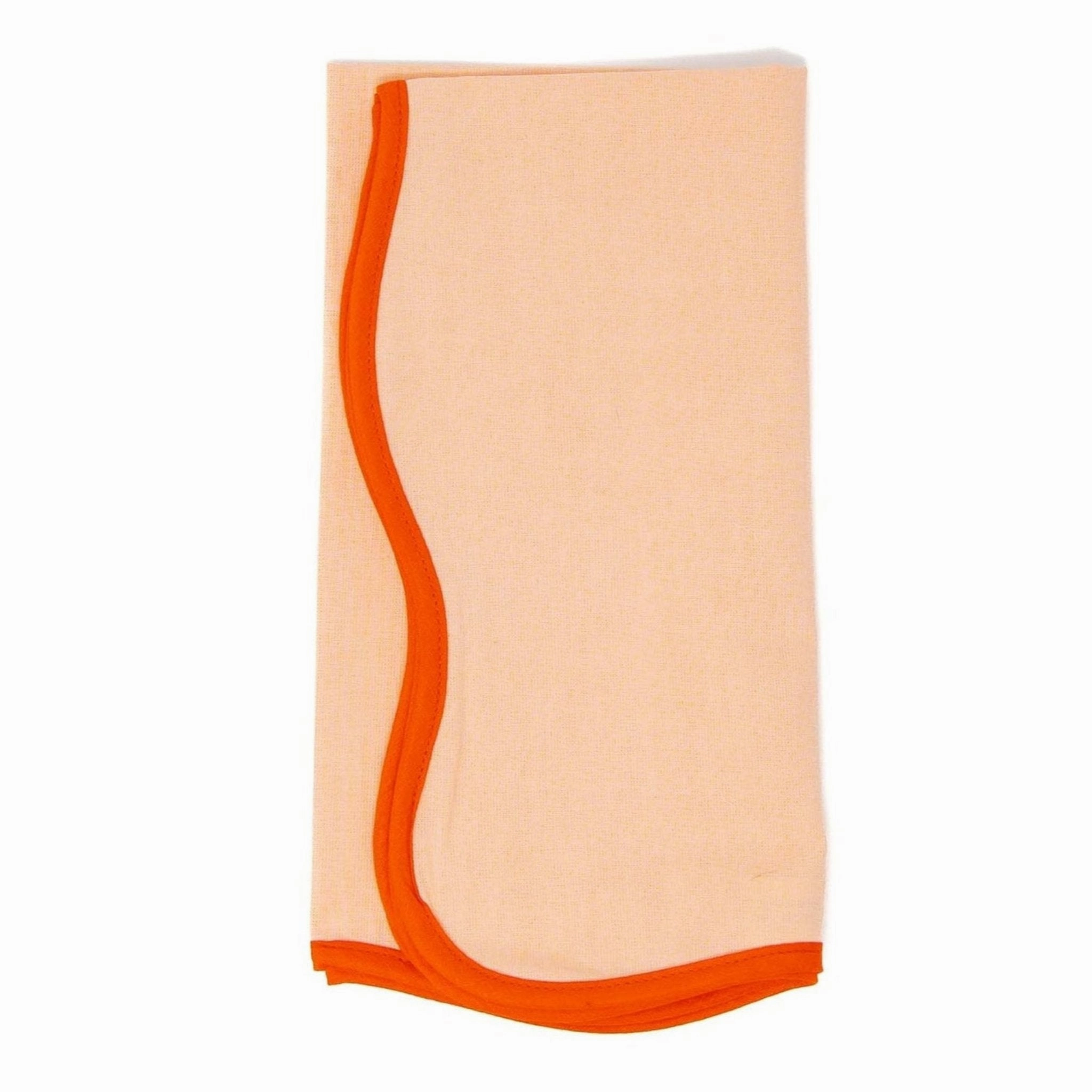 The Scalloped Napkin Set in Orange mini desktop sculpture