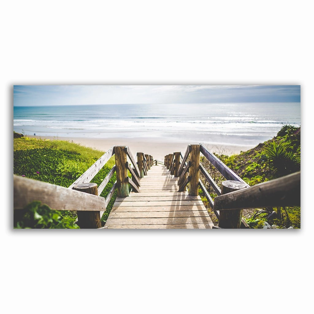 The Sea framed mural artwork