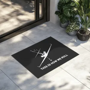 This is How We Roll Designed Door Mats door entrance rug
