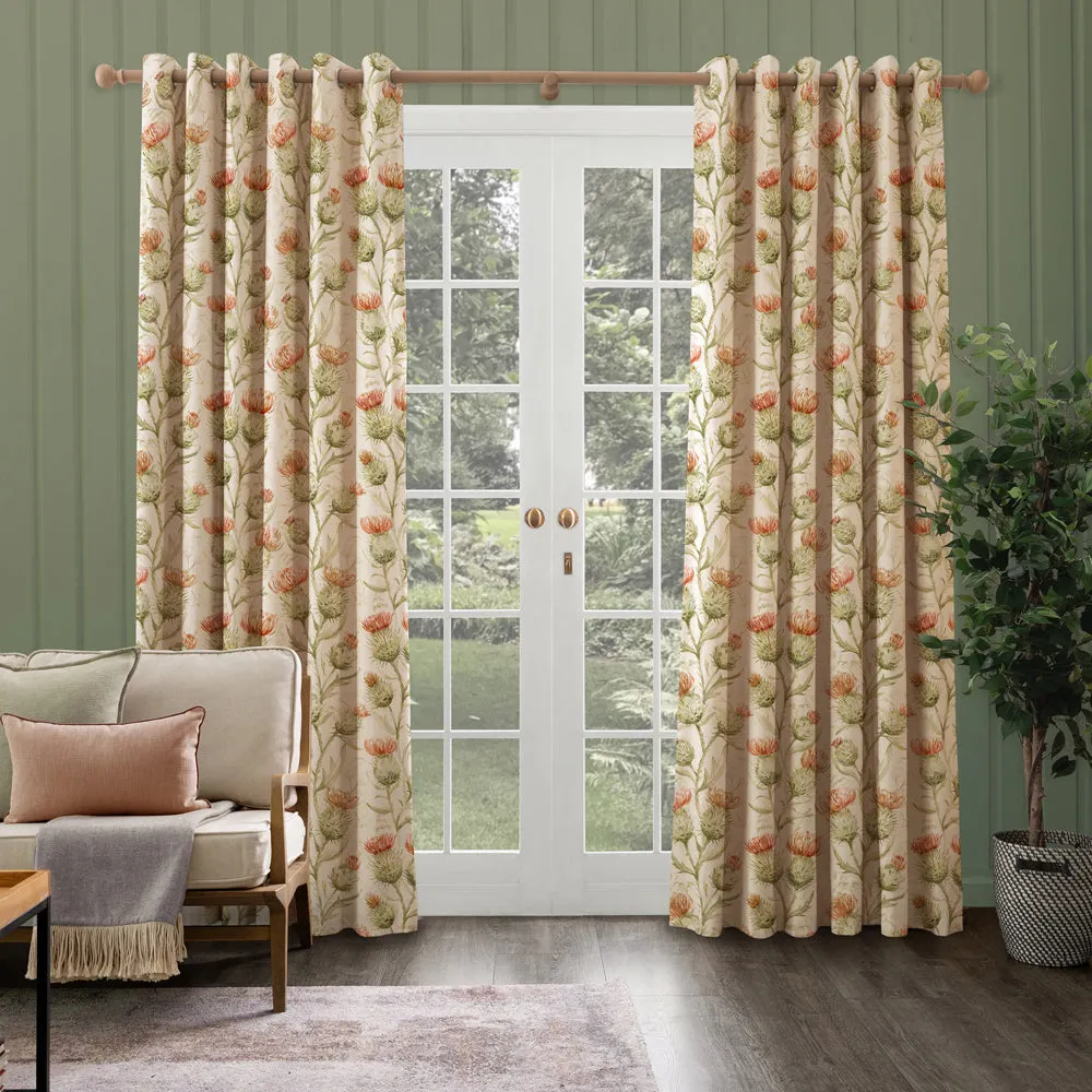 Thistle Glen Printed Made to Measure Curtains Autumn