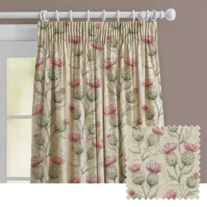Thistle Glen Printed Made to Measure Curtains Summer chic floor carpet  