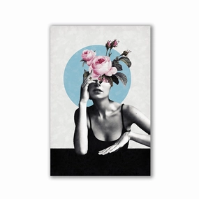 Thorns and flowers by Mr. Underdott framed mural artwork