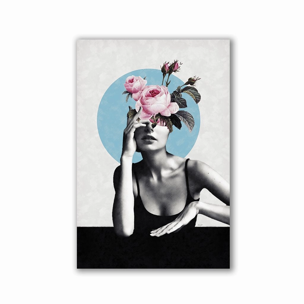Thorns and flowers by Mr. Underdott framed mural artwork