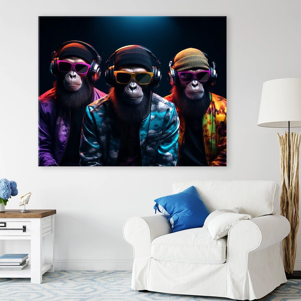 Three Cool Monkeys by Zenzdesign