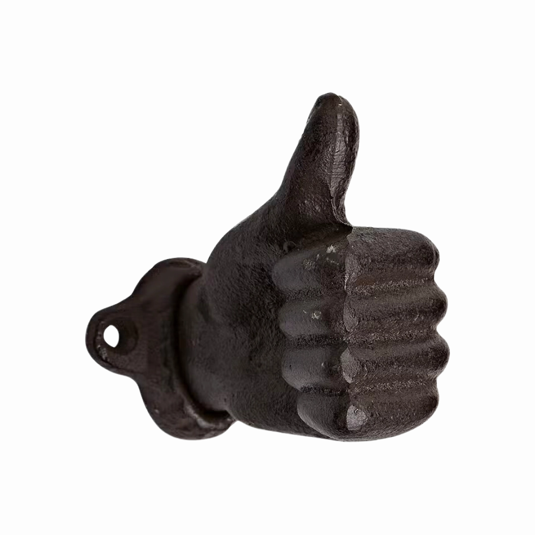 Thumbs Up Wall Hook minimalist art object  