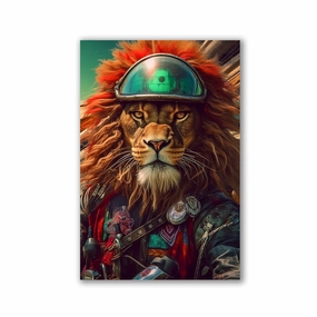 Thundering Mane by Juliano de Araujo framed mural artwork