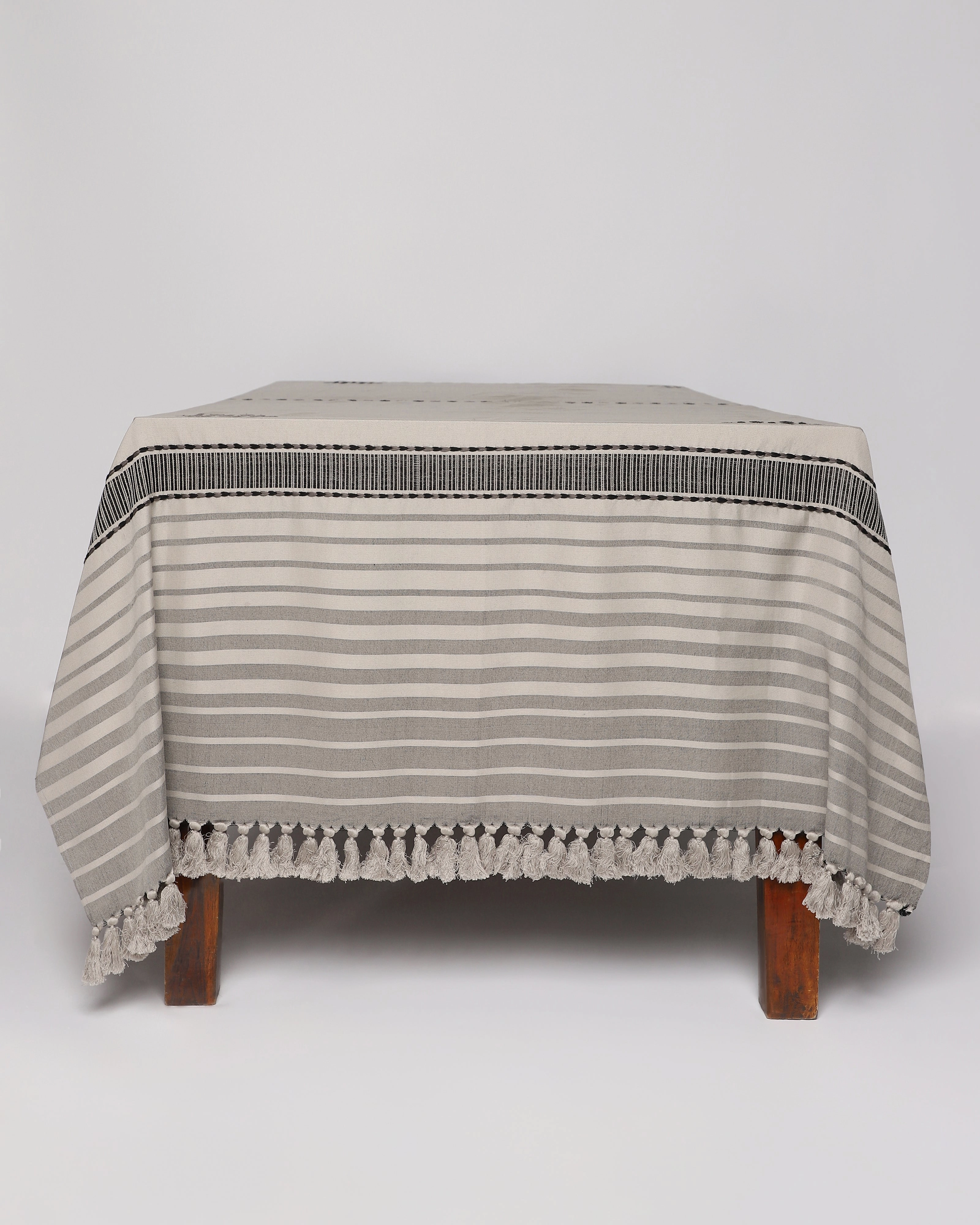 Tier Extra Weft Cotton Table Cover ceramic table ornament