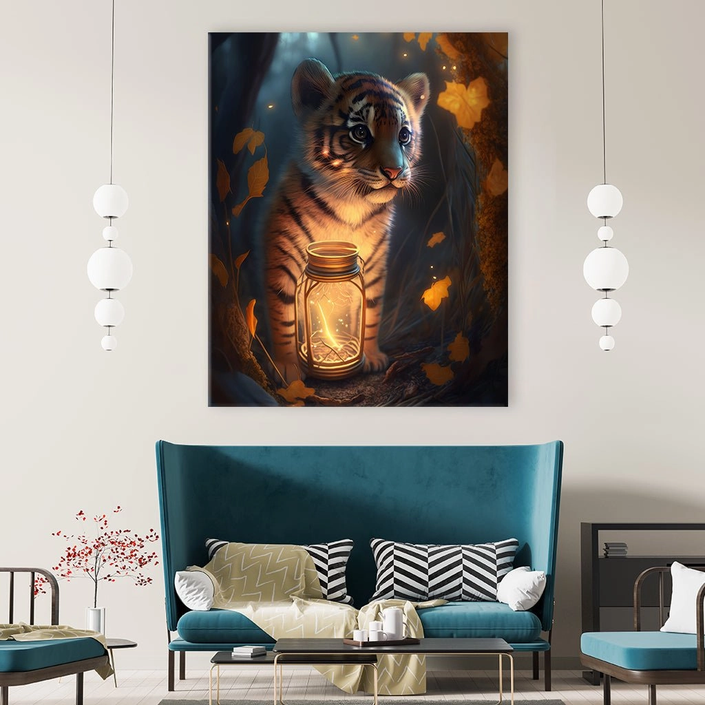 Tiger Cub Lamp by Zenzdesign