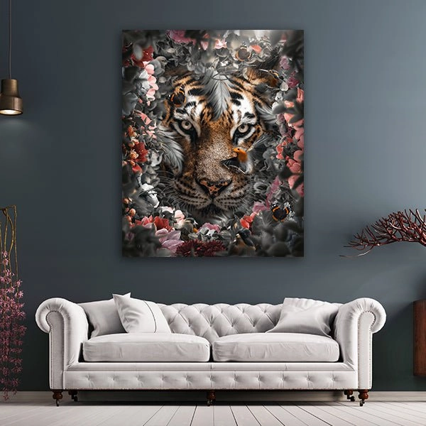 Tiger Flowered by Zenzdesign 