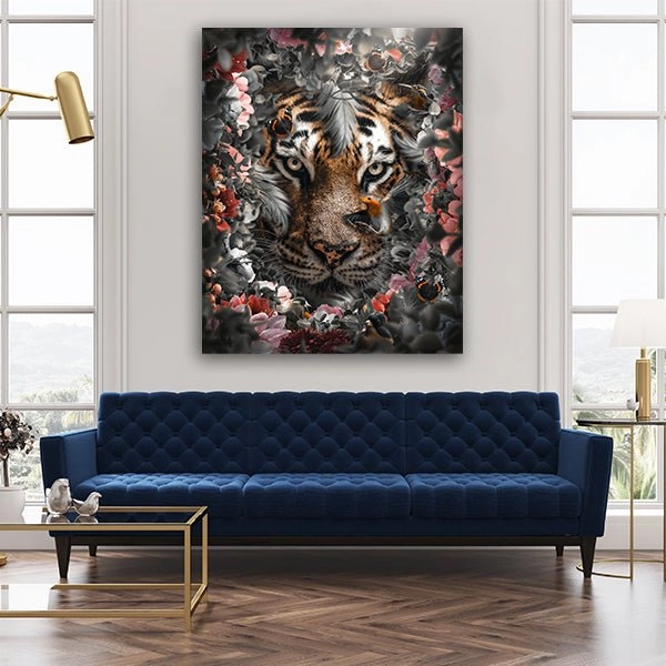 Tiger Flowered by Zenzdesign 