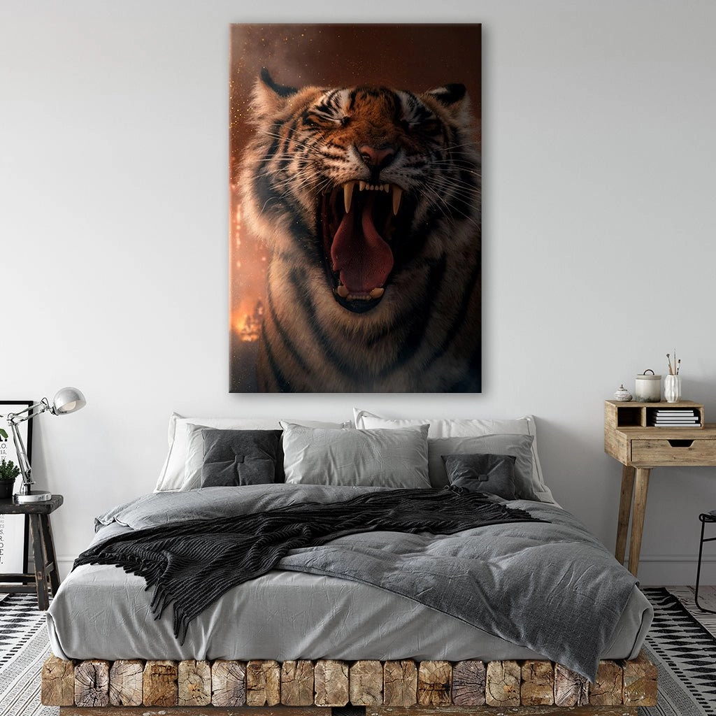 Tiger in Fire by Himmelmiez 