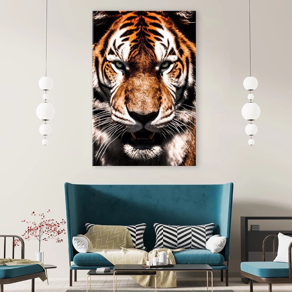 Tiger Portrait by Adrian Vieriu 