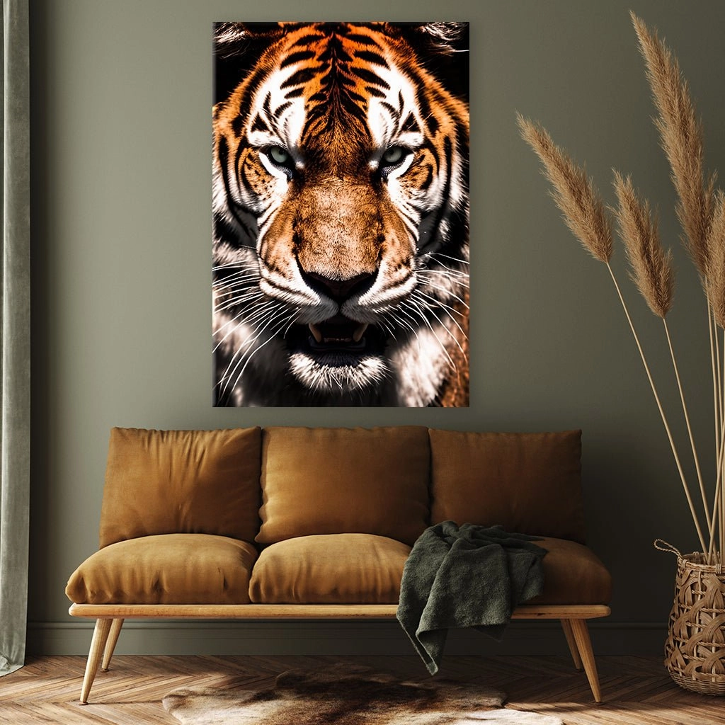 Tiger Portrait by Adrian Vieriu 