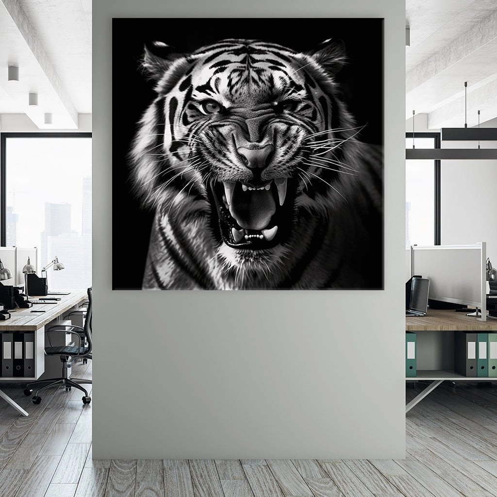 Tiger Portrait by Henrivaux 