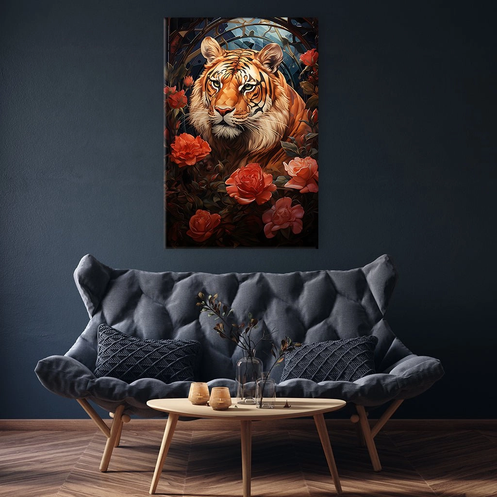 Tigers in Roses by Markus Mikolai