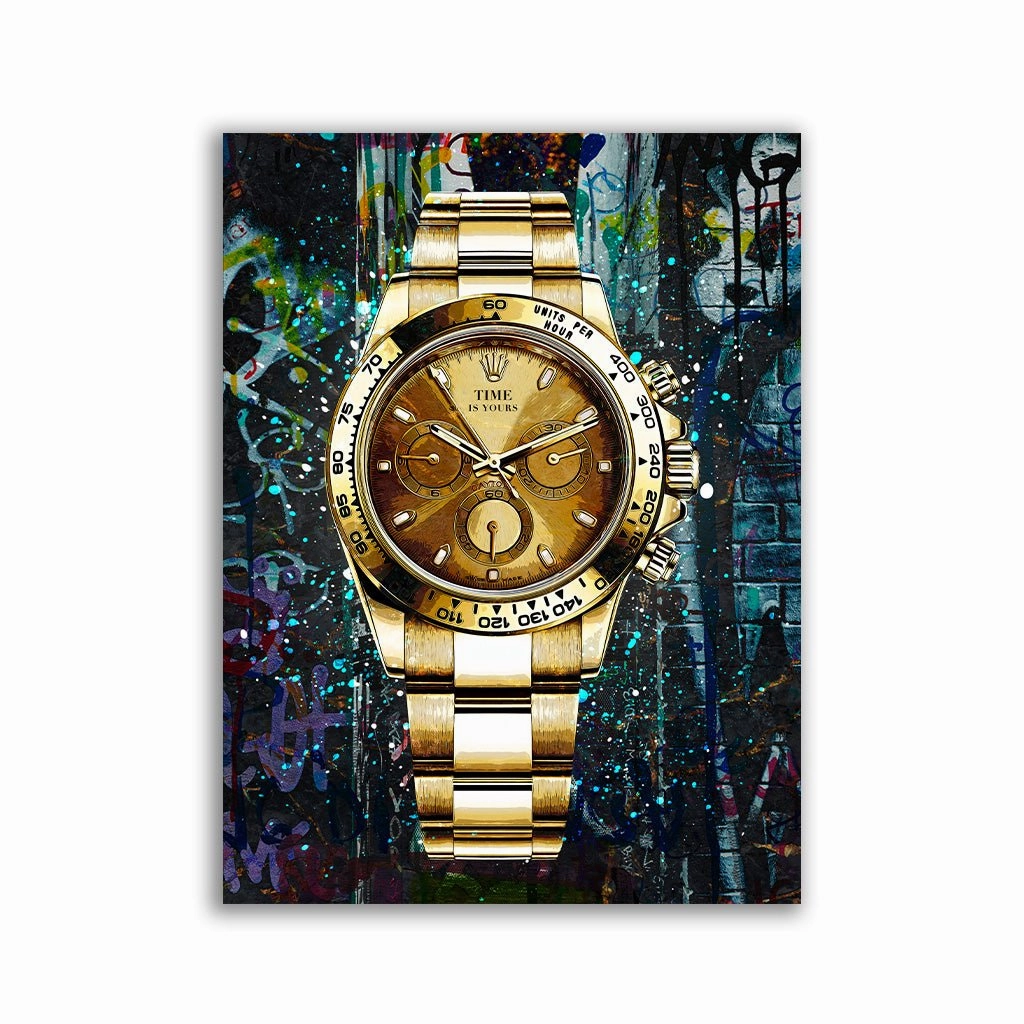 Time is yours framed mural artwork