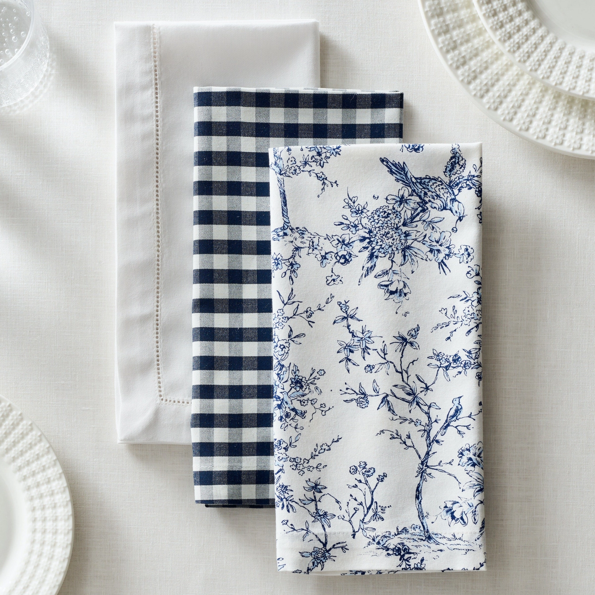 Timeless Toile Table Linen