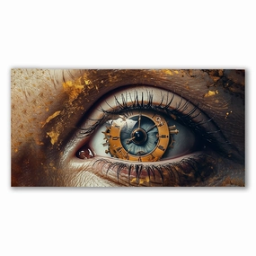 Timeview by Catill framed mural artwork