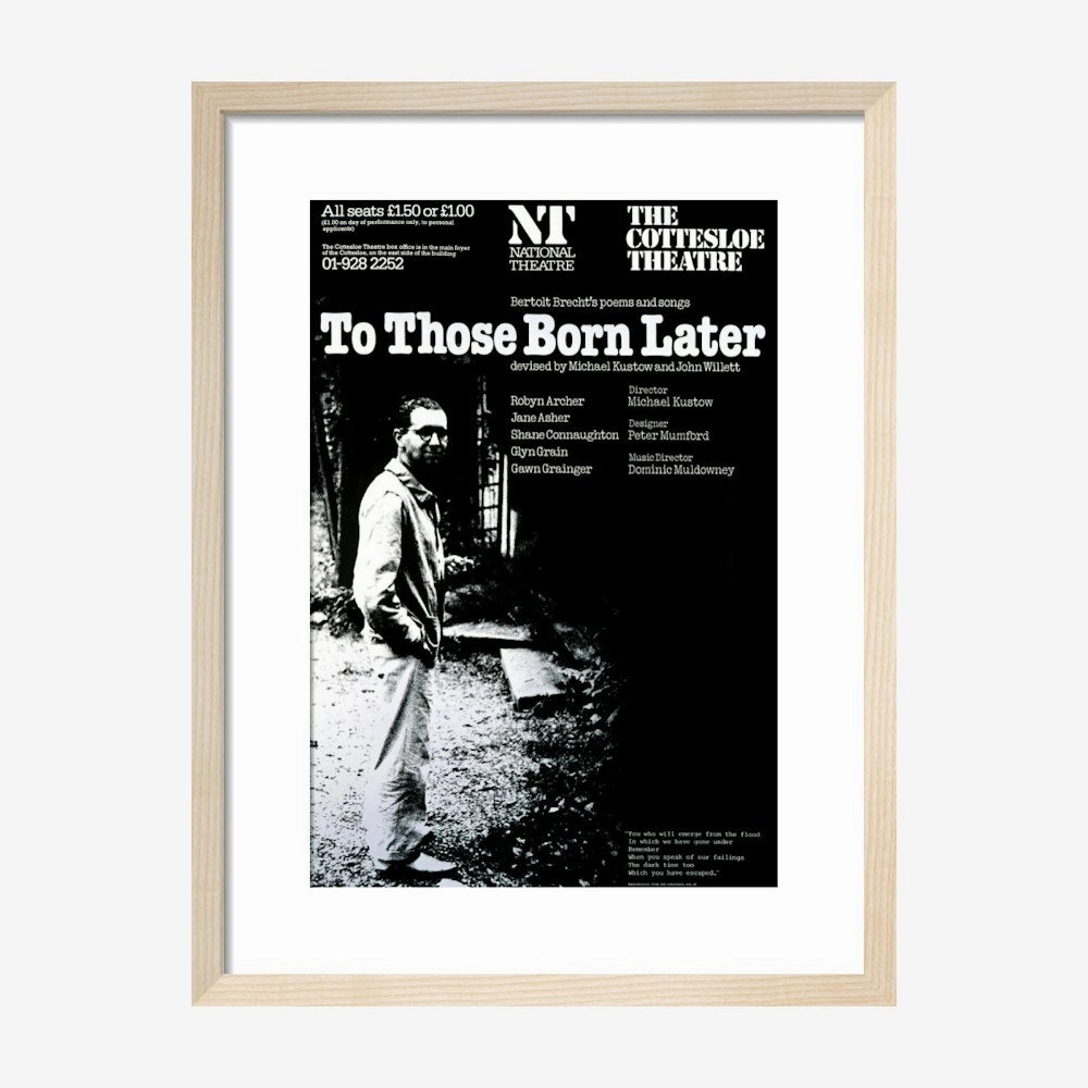 To Those Born Later 1977 Print