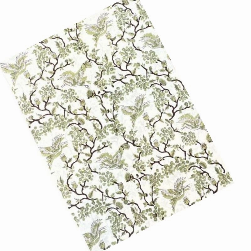 Toile de Jouy Birds in Sage Tablecloth cute desktop display