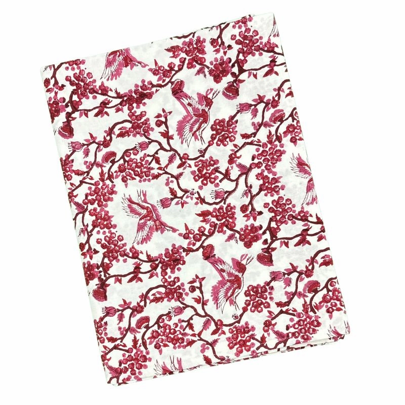 Toile De Jouy Birds in Wine Tablecloth cute desktop display