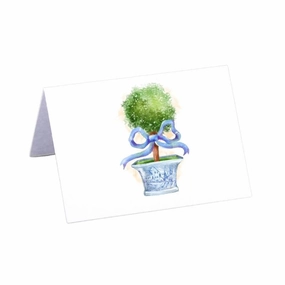 Topiary Place Cards cute desktop display