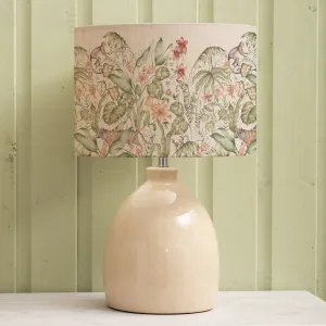 Topical Utopia Eva & Leura Complete Table Lamp Cream/Lotus modern fashion rug  