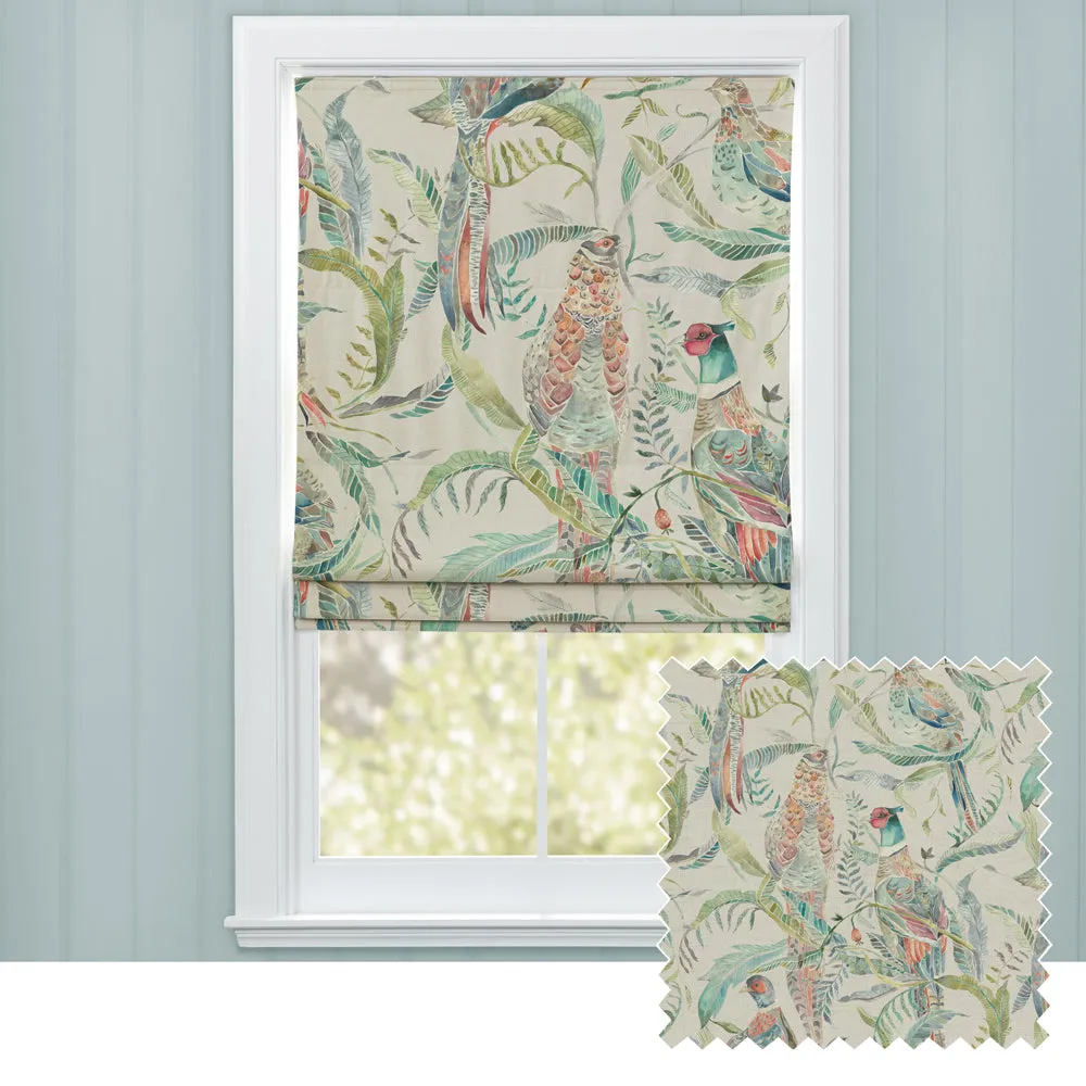 Torrington Printed Cotton Made to Measure Roman Blinds Pomegranate modern fashion rug  