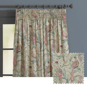 Torrington Printed Made to Measure Curtains Loganberry chic floor carpet  