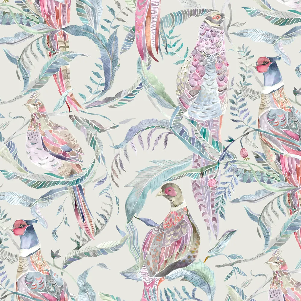 Torrington Printed Velvet Made to Measure Roman Blinds Grape