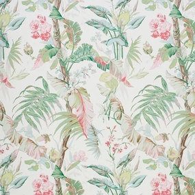 Tropique Wallpaper in Blush paper wall covering