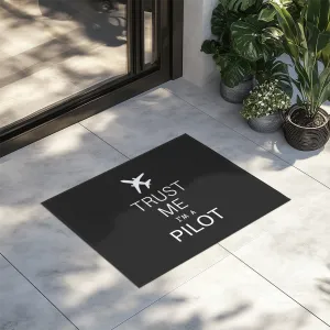 Trust Me I'm a Pilot 2 Designed Door Mats door entrance rug