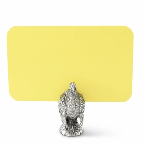 Turkey Place Card Holder mini desktop sculpture