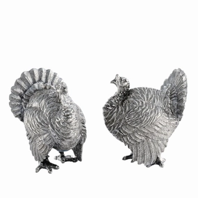 Turkey Salt & Pepper Set mini desktop sculpture