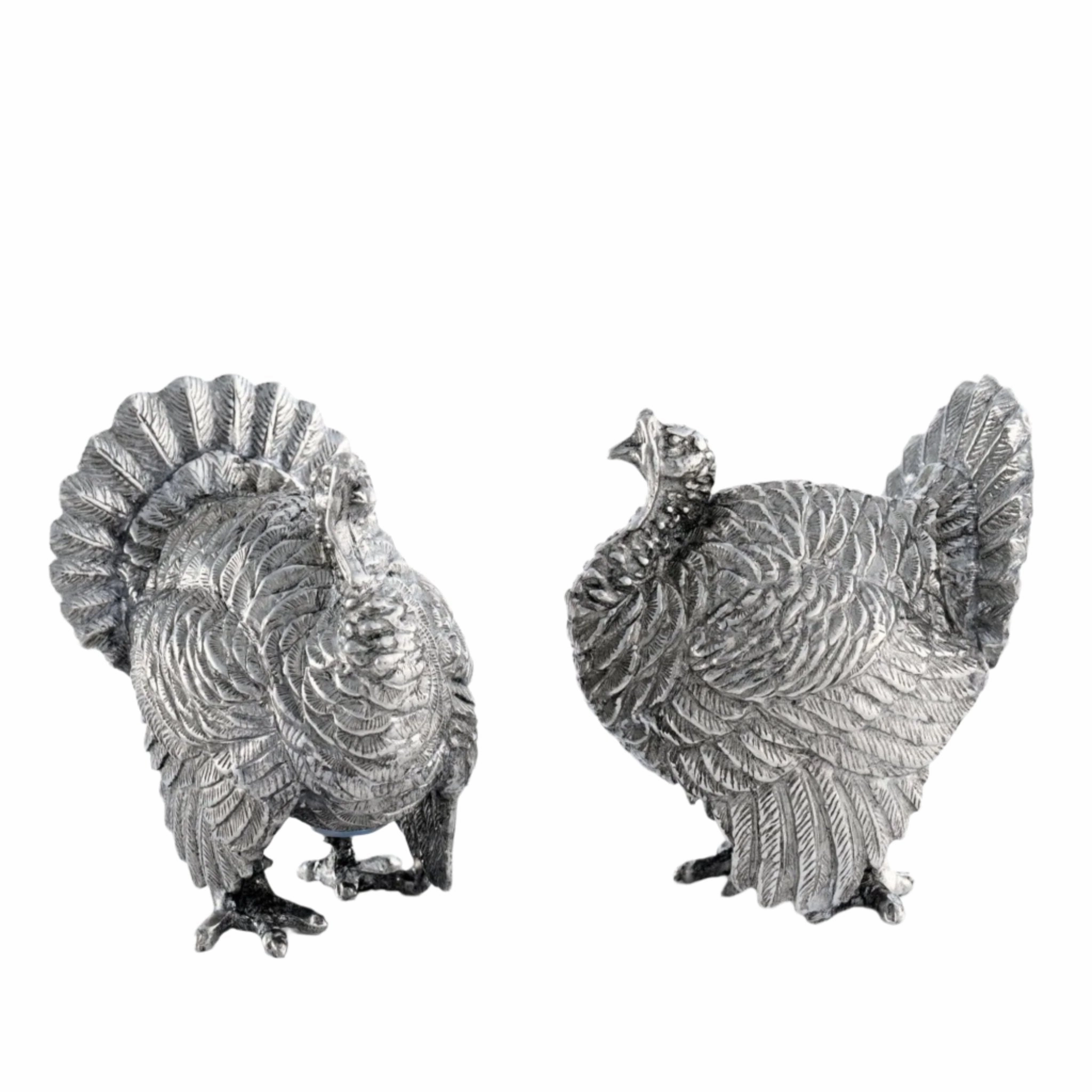 Turkey Salt & Pepper Set mini desktop sculpture