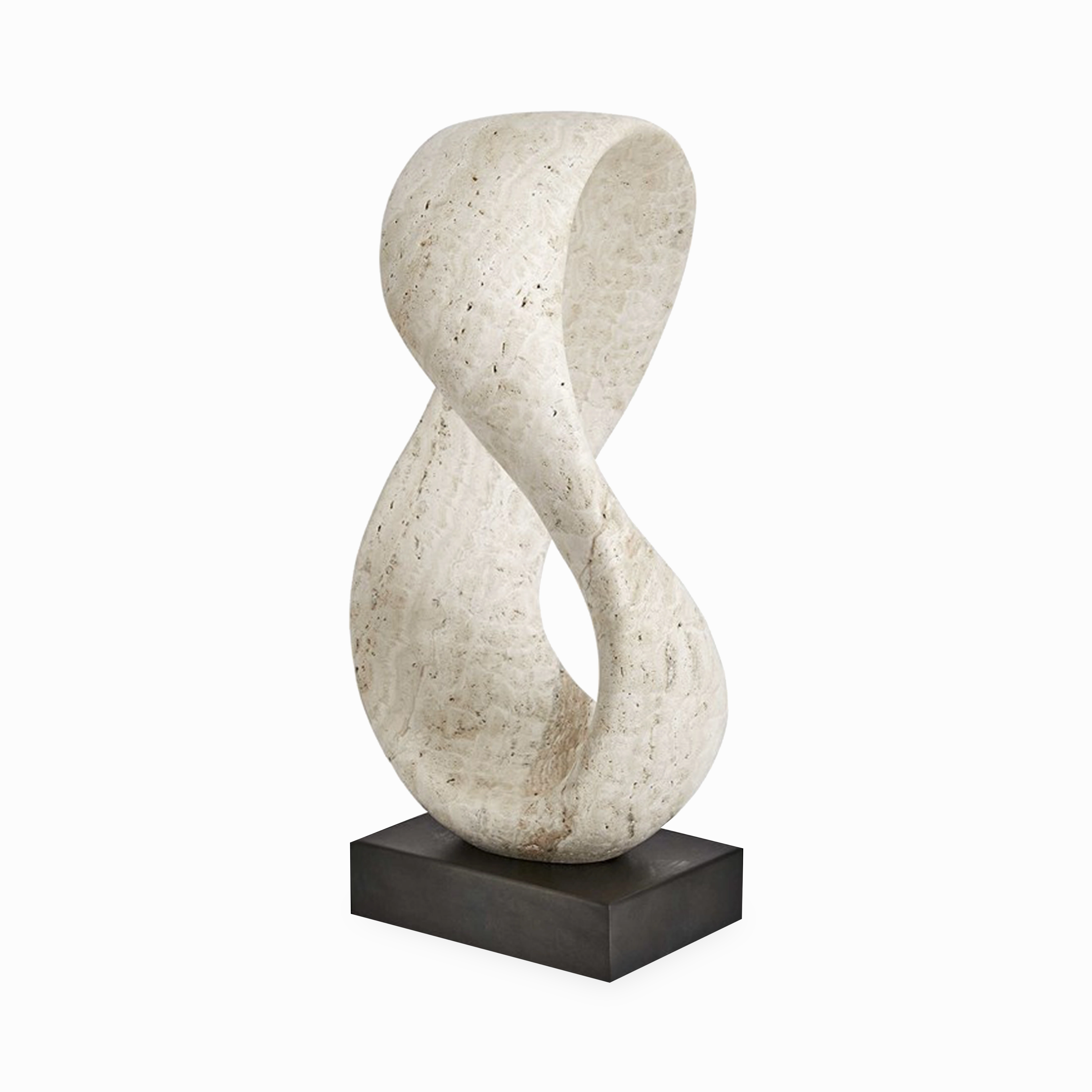 Twist Travertine Sculpture